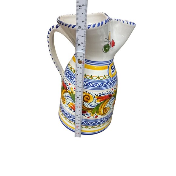 VTG Spanish Handmade Puente Del Arzobispo Sangria Pitcher SKU 9407 - Picture 11 of 13
